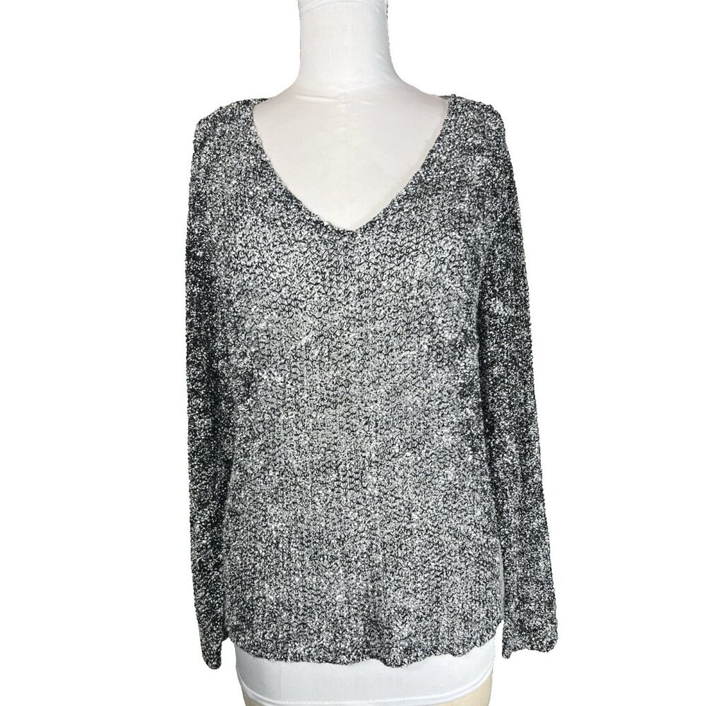 Vintage Chico’s Design open Knit Pullover Sweater Chico’s Size 2 Women’s Size 12